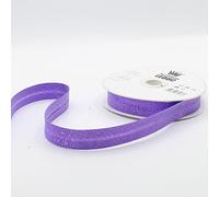 Leduc 20 mètres Biais 13Couleurs Métal Lurex - Pour couture Double plis 8+20+8 mm Qualité Italienne 8666 PURPLE