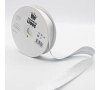 Leduc 20 mètres Biais 13Couleurs Métal Lurex - Pour couture Double plis 8+20+8 mm Qualité Italienne 9561 SILVER