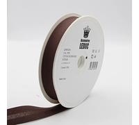 Leduc 20 mètres Biais Coton - 30 Coloris différents - Pour couture Double plis 8+20+8 mm Qualité Italienne Brown 5552