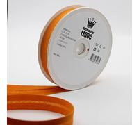Leduc 20 mètres Biais Coton - 30 Coloris différents - Pour couture Double plis 8+20+8 mm Qualité Italienne Orange 5573