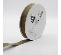 Leduc 20 mètres Biais Coton - 30 Coloris différents - Pour couture Double plis 8+20+8 mm Qualité Italienne Khaki 5591
