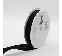 Leduc 20 mètres Biais Coton - 30 Coloris différents - Pour couture Double plis 8+20+8 mm Qualité Italienne Black 5541