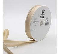 Leduc 20 mètres Biais Coton - 30 Coloris différents - Pour couture Double plis 8+20+8 mm Qualité Italienne Beige 5602