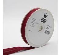Leduc 20 mètres Biais Coton - 30 Coloris différents - Pour couture Double plis 8+20+8 mm Qualité Italienne Bordeaux 5574