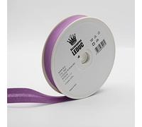 Leduc 20 mètres Biais Coton - 30 Coloris différents - Pour couture Double plis 8+20+8 mm Qualité Italienne Purple 5622