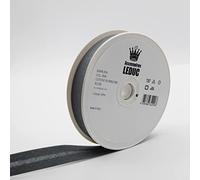 Leduc 20 mètres Biais Coton - 30 Coloris différents - Pour couture Double plis 8+20+8 mm Qualité Italienne Grey 5540