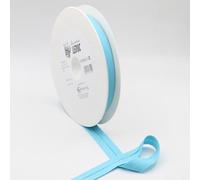 Leduc 20 mètres Biais Jersey 100% Coton - 18Coloris différents - Pour couture Double plis 8+20+8 mm Qualité et produit Italie (Turquoise 15250)