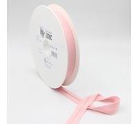 Leduc 20 mètres Biais Jersey 100% Coton - 18Coloris différents - Pour couture Double plis 8+20+8 mm Qualité et produit Italie (rose saumon 15243)