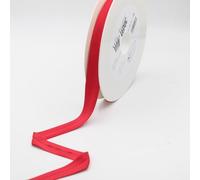 LEDUC 20 mètres Biais Jersey Polyester-29coloris, pour couture, double plis 20+8+8mm 100% poliestere qualité et produit en Italie, idéale pour toutes conféction (Rouge10516)