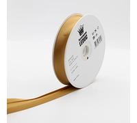 Leduc 20 mètres Biais Satin- 30 Coloris - Pour couture Double plis 8+20+8 mm 100% Acetate Qualité Italienne 2063 Camel