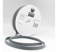 Leduc 20 mètres Passepoil Coton - 30 Coloris - Pour couture 10mm (8+2) Qualité Italienne Grey 5540