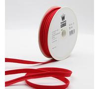Leduc 20 mètres Passepoil Coton - 30 Coloris - Pour couture 10mm (8+2) Qualité Italienne Red 5515