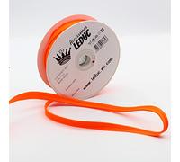 Leduc 20 mètres Passepoil Fluorescent - 5 Coloris - Pour couture 10mm (8+2) Fluo Neon Qualité Italienne Fluorescent 7114 Neon Orange