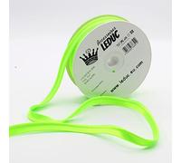 Leduc 20 mètres Passepoil Fluorescent - 5 Coloris - Pour couture 10mm (8+2) Fluo Neon Qualité Italienne Fluorescent 7117 Neon Green