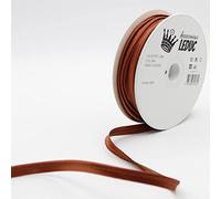 Leduc 20 mètres Passepoil Satin - 30 Coloris - Pour couture 10mm (8+2) Qualité Italienne 2064 Brown