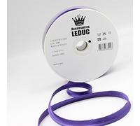 Leduc 20 mètres Passepoil Satin - 30 Coloris - Pour couture 10mm (8+2) Qualité Italienne 2083 Purple