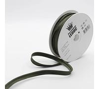 Leduc 20 mètres Passepoil Satin - 30 Coloris - Pour couture 10mm (8+2) Qualité Italienne 2106 Olive