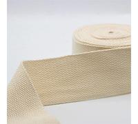 Leduc 3 mètres Sangle Coton Bagage poignée Sac Ceinture bandoulière Harnais Sac à Dos Maroquinerie Grande qualité Ecru (82) 5cm