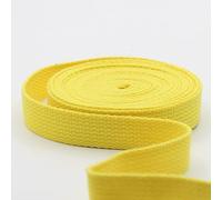 Leduc 3 mètres Sangle Coton Bagage poignée Sac Ceinture bandoulière Harnais Sac à Dos Maroquinerie Grande qualité Jaune (94) 2cm