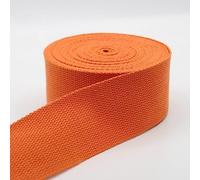 Leduc 3 mètres Sangle Coton Bagage poignée Sac Ceinture bandoulière Harnais Sac à Dos Maroquinerie Grande qualité Orange (22) 5cm