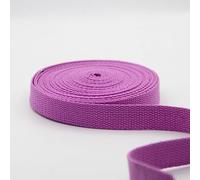 Leduc 3 mètres Sangle Coton Bagage poignée Sac Ceinture bandoulière Harnais Sac à Dos Maroquinerie Grande qualité Lilac (08) 2,5 cm