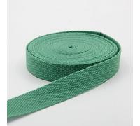 Leduc 3 mètres Sangle Coton Bagage poignée Sac Ceinture bandoulière Harnais Sac à Dos Maroquinerie Grande qualité Vert (58) 2,5 cm