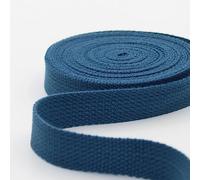 Leduc 3 mètres Sangle Coton Bagage poignée Sac Ceinture bandoulière Harnais Sac à Dos Maroquinerie Grande qualité Bleu (86) 2,5 cm