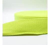 Leduc 3 mètres Sangle Coton Bagage poignée Sac Ceinture bandoulière Harnais Sac à Dos Maroquinerie Grande qualité Jaune Neon (68) 4cm