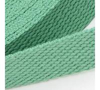 Leduc 3 mètres Sangle Coton Bagage poignée Sac Ceinture bandoulière Harnais Sac à Dos Maroquinerie Grande qualité Vert (07) 2,5 cm