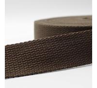 Leduc 3 mètres Sangle Coton Bagage poignée Sac Ceinture bandoulière Harnais Sac à Dos Maroquinerie Grande qualité Brun (73) 3cm