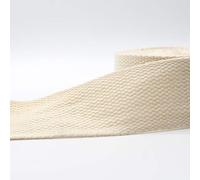 Leduc 3 mètres Sangle Coton Bagage poignée Sac Ceinture bandoulière Harnais Sac à Dos Maroquinerie Grande qualité Ecru (82) 3cm