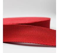 Leduc 3 mètres Sangle Coton Bagage poignée Sac Ceinture bandoulière Harnais Sac à Dos Maroquinerie Grande qualité Rouge (32) 4cm