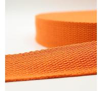Leduc 3 mètres Sangle Coton Bagage poignée Sac Ceinture bandoulière Harnais Sac à Dos Maroquinerie Grande qualité Orange (22) 3cm