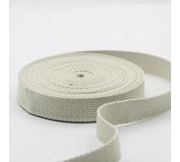 Leduc 3 mètres Sangle Coton Bagage poignée Sac Ceinture bandoulière Harnais Sac à Dos Maroquinerie Grande qualité Gris Clair (26) 2,5 cm