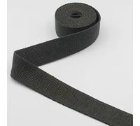 LEDUC 5 m Sangle Dorée Coton Lourd épais Anthracite (05) 3cm