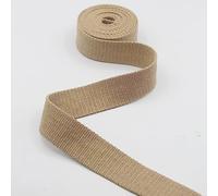 LEDUC 5 m Sangle Dorée Coton Lourd épais Beige (41) 3cm