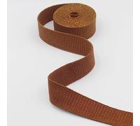 LEDUC 5 m Sangle Dorée Coton Lourd épais Camel (06) 3cm