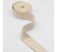 LEDUC 5 m Sangle Dorée Coton Lourd épais Ecru (14) 3cm