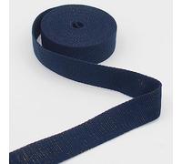 LEDUC 5 m Sangle Dorée Coton Lourd épais Marine (07) 3cm