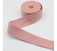 LEDUC 5 m Sangle Dorée Coton Lourd épais Rose Pâle (58) 3cm