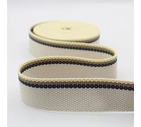 LEDUC 5 mètres Sangle tissée Polyester & Coton Différentes couleurs 30mm 194 Ecru