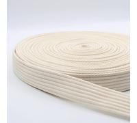 LEDUC 5mètres sangle côtelée Coton Différentes couleurs 30mm (Beige (04))
