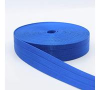 LEDUC 5mètres sangle côtelée Polyester Différentes couleurs 03 Bleu 30mm