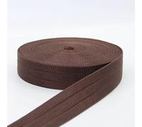 LEDUC 5mètres sangle côtelée Polyester Différentes couleurs 12 Brun 30mm