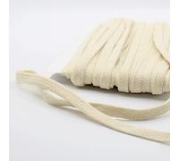 LEDUC Corde Plate Coton tressé 10 Coloris Disponibles 1cm 20m pour Couture Sweat à Capuche Sweat-Shirts survêtements Ecru €