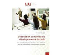 L'éducation au service du développement durable