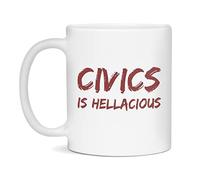 L'Éducation Civique Est Infernale Tasse À Café Élégantes Mug À Café Drôle Tasses À Thé Pour Chocolat Chaud L'École Cacao Lait 330Ml