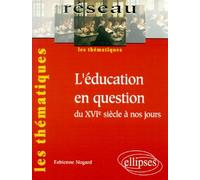L'éducation en question du XVIe siècle à nos jours