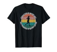 L'éducation est Importante mais la Course est Importanter T-Shirt Graphique avec Valeur
