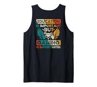 L'éducation est Importante mais Le Jeu est importateur (à l'arrière) Débardeur